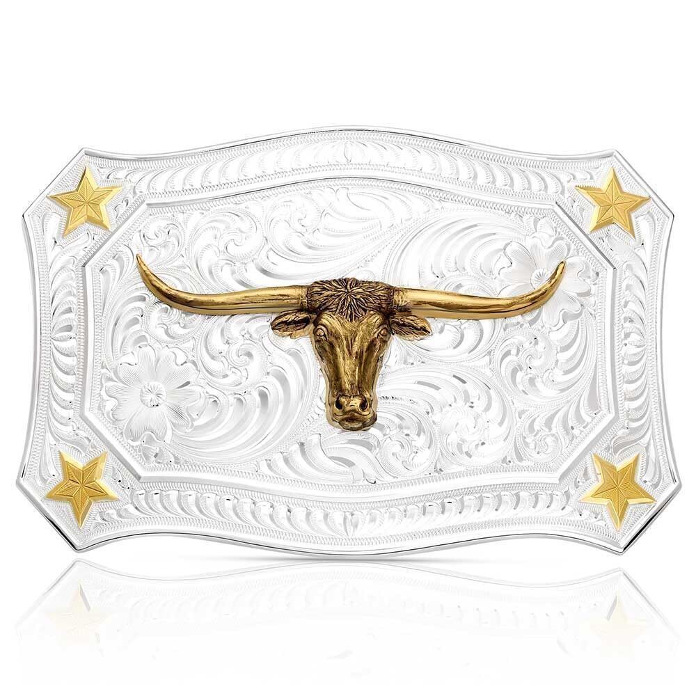 9849 Western Lifestyle Texas/Longhorn Made in the USA Belt Buckle Lone Star